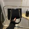 Повседневная женская сумка через плечо с цепочкой, популярная женская сумка 2024 года, летняя новая тенденция, зарубежная модная сумка через плечо