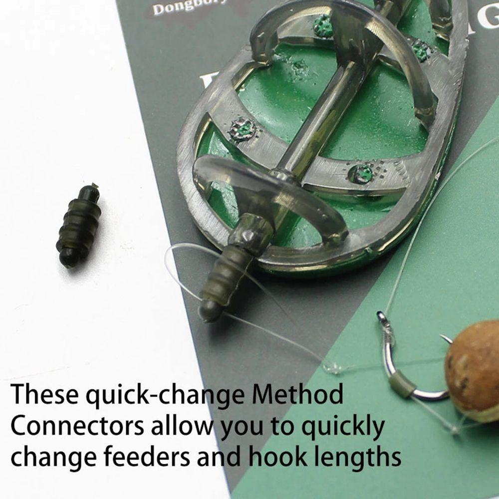 Carp Tackle Equipment Terminal Bead Fishing Rigs Connector Bead Fishing Feeder Line Holder Trough