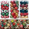 30pc Christmas Balls 6cm Big Ball Home Christmas Tree Hanging Ball Pendant Ornaments 2025 New Year Party Decoration Gift Navidad