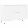 VidaXL Buffet, Sideboard with Legs, Storage Cabinet, Living Room Organizer, Interior, White Wood 827204