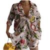 2024 Summer Women's Print 2-Piece Set: Casual Vacation Wear