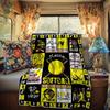 Yellow Softball Rv Customize Your Name Blanket Is Suitable For Rv Camping Traveling Rv Home Soft And Warm Rv Interior Blanket Suitable For Gifts To