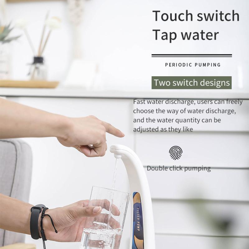 Электрический диспенсер для воды, водяной насос, зарядка через USB, автоматический электрический насос, переключатель водяного насоса для бутылки, умный водяной насос
