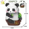 Mini Cute Panda Micro Building Blocks 3D Diamond Model Animals Bricks DIY City Construction Toys for Children Kids