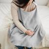 Women Breastfeeding Cover Up with 2 Pockets Adjustable Straps Breathable Nursing Cloak Breast Feeding Shawl