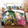 The Angel Next Door Spoils Me Rotten Season Bedding Set Duvet Cover + 2 Pillowcases Mahiru Amane Sweet Romance Anime
