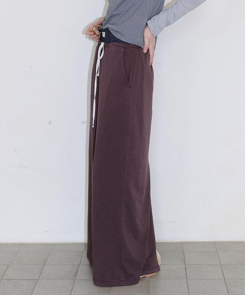 Enor [Core] Comfy Maxi Skirt - Purple