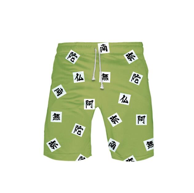 Школьные шорты Cos Kamado Tanjirou Nezuko Agatsuma Zenitsu Tomioka Giyuu Пляжные шорты с принтом