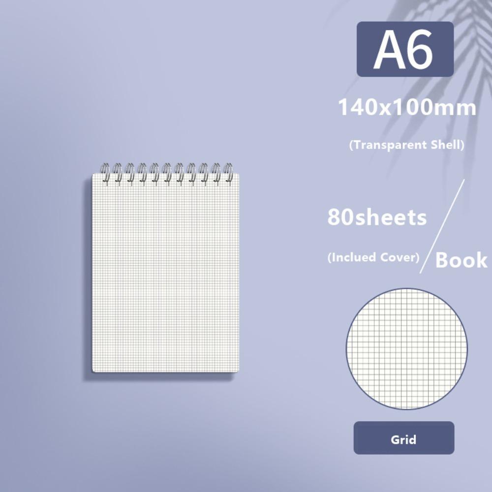 Блокнот на спирали с перекидным дизайном, сетка/пустой/горизонтальная линия, блок для заметок, тетрадь на спирали, подарок для студентов