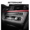 Для BMW F30 F32 F34 3 серии 2013- Панель CD-плеера центральной консоли Накладка-наклейка из Алькантары Молдинг Аксессуар интерьера