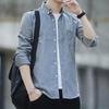 Мужская рубашка Oxford Slim Fit с длинным рукавом 2021 года