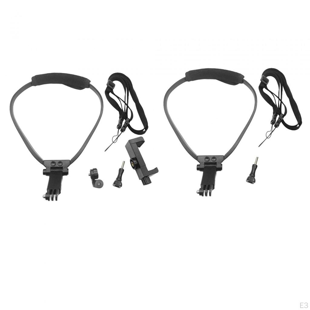 Держатель для селфи на шею, регулируемое крепление для экшн-камеры, аксессуары для видеозаписи, ожерелье для езды на велосипеде