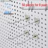 50-Piece Decorative Pegboard Shelf & Display Hooks for Multi-hole Boards