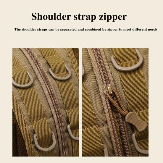 Fishing Backpack Large Capacity Waterproof Oxford Cloth Multi-pockets Outdoor Travel Camping Hiking Hunting Fishing Gear Accessories Storage