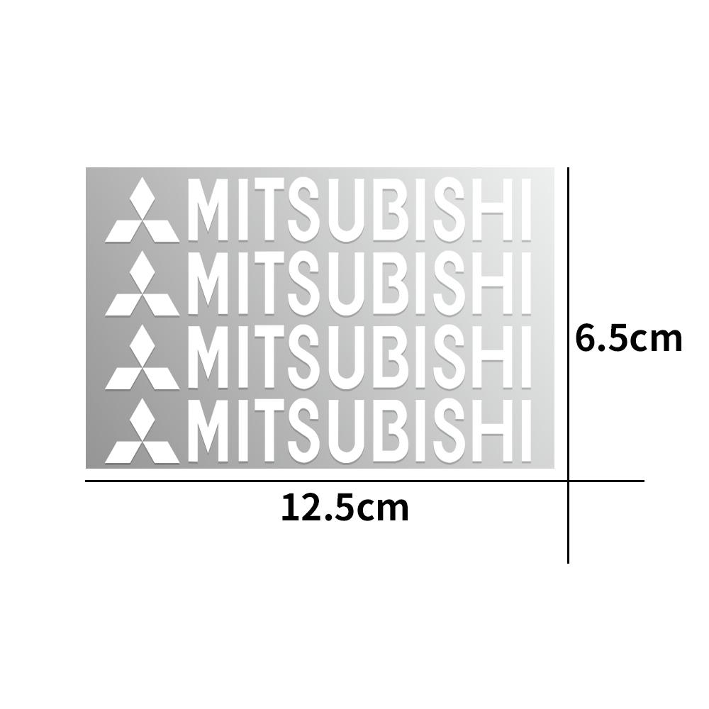 4pcs PVC Styling Car Wheel Rims Body Decoration Stickers Auto Door Handle Reflective Decals for Mitsubishi Lancer Xpander Pajero