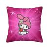 Индивидуальная роскошная наволочка для подушки Sanrio My Melody в стиле аниме для дивана, полиэстер, мультяшная, милая, декоративная для спальни