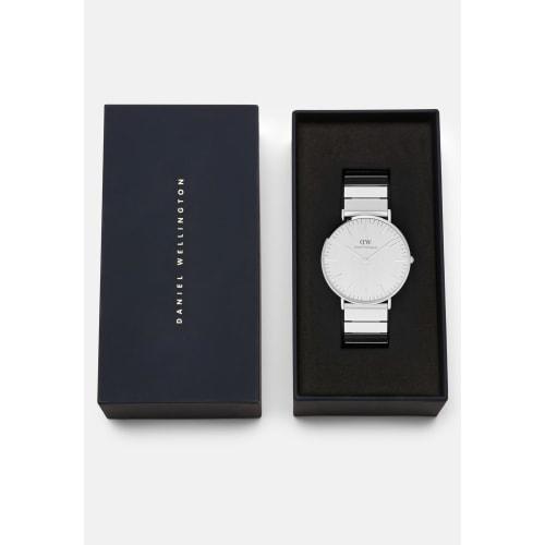 Daniel Wellington DW Classic Piano S Brushed Silver Men's Watch, Automatic, Stylish and Stylish, Perfect for Men In Their 20s, 30s, 40s, and 50s. A Pe