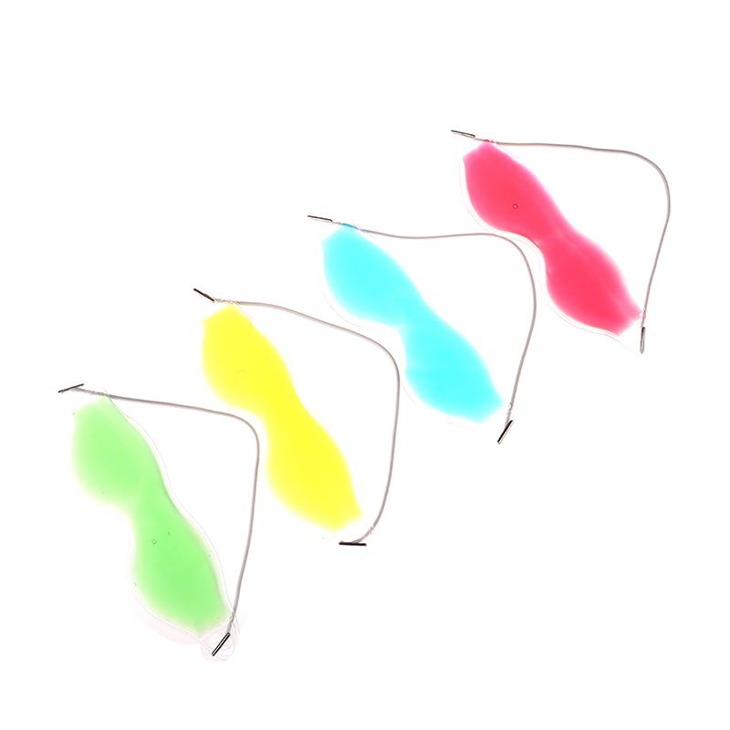 1 шт. Гелевая маска для глаз Холодный пакет Теплый нагрев Лед Сон Усталая маска Уход за глазами