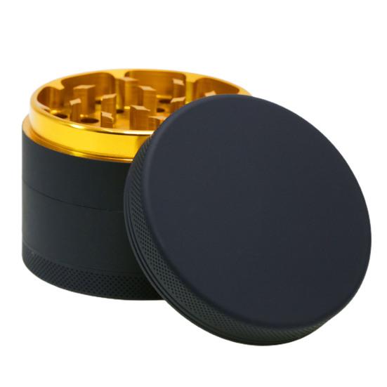 Мельница для специй Ручная пищевая, устойчивая к трещинам, круглая, алюминиевая, сплавленная, экономящая труд, лучшая герметичность, простой процесс формования, острые режущие зубья, сильный магнит