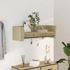 VidaXL Wall Shelf Sonoma Oak 100x35x30.5 Cm Engineered Wood, Cube Wall Shelf, Cube Organizer, Shelf 848460