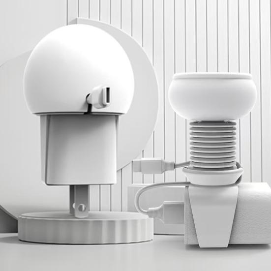 Держатель для зарядки, регулируемый на 360 градусов, органайзер для кабелей для рабочего стола, путешествий