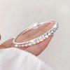 pure silver bracelet, bohemian wheat ear design, adjustable bracelet suitable for women's daily wear