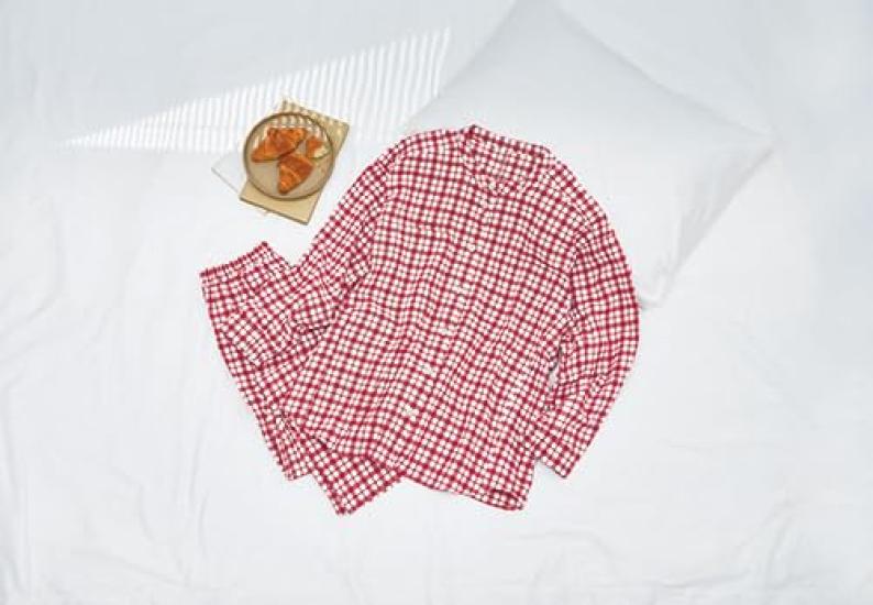 Relax Sleep Science Long Хлопок Теплый YDW470 RE [Wacoal & Sleep] Пижама, Рукава, Штаны, 100% (Основной корпус) Женский