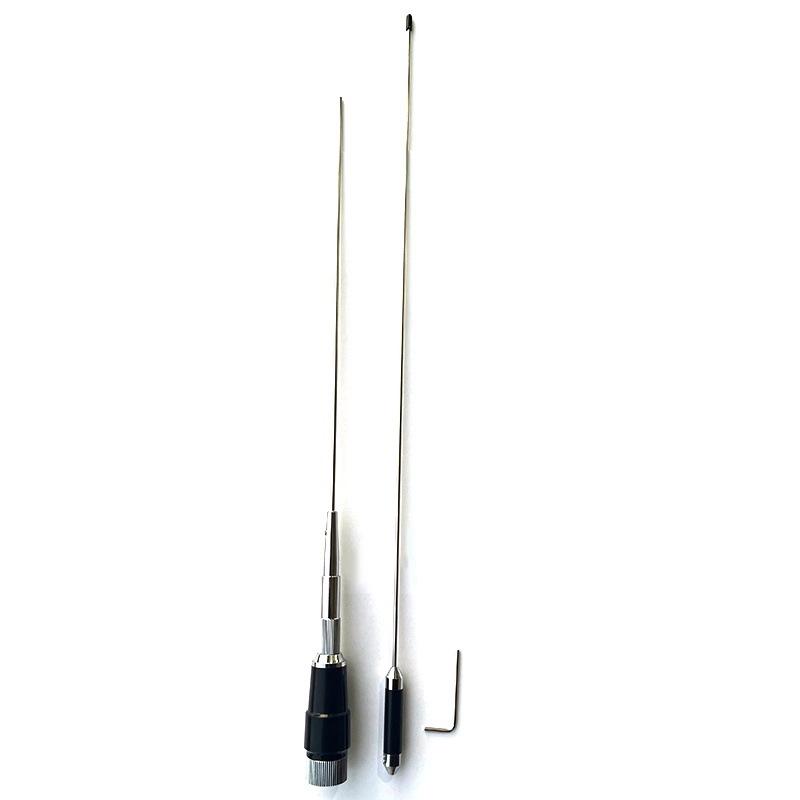 Central Add-Rod 528 Car Antenna - VHF/UHF Radio with Clip Feeder, Suction Cup, and Signal Boosting Rod