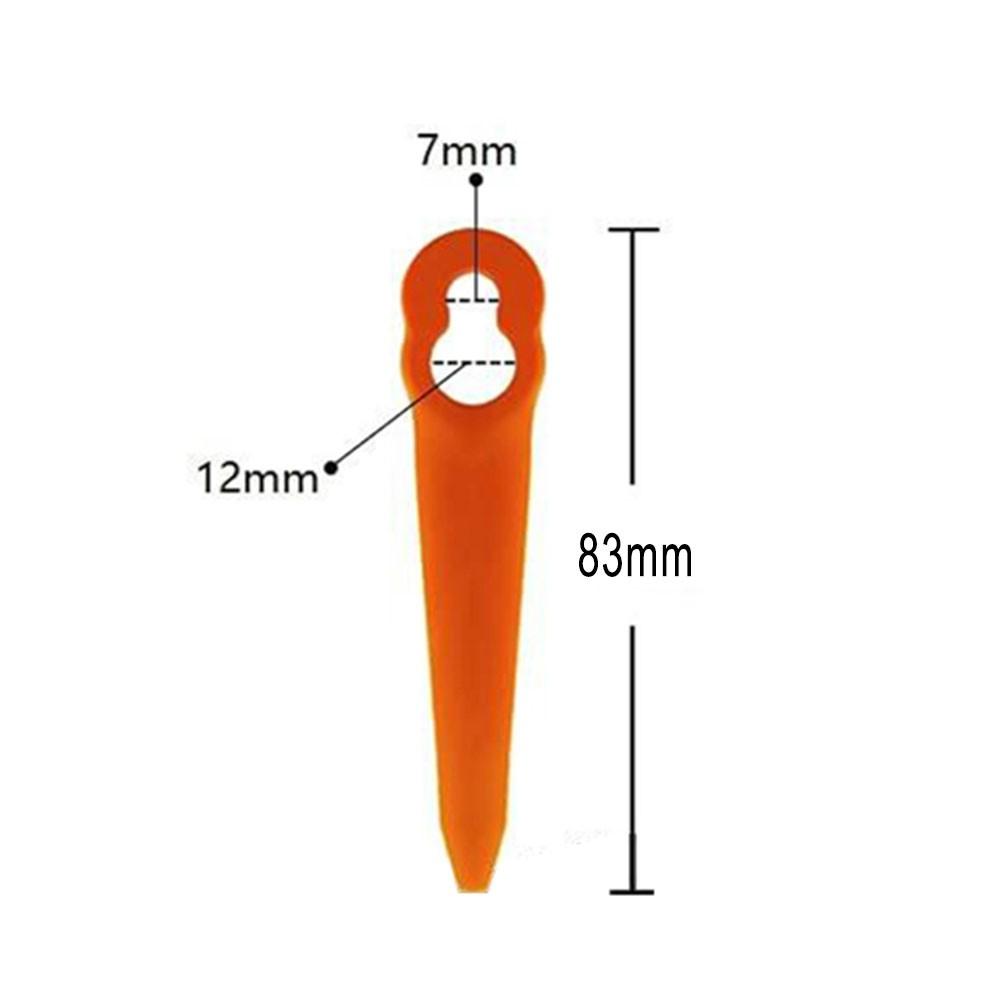 100 шт. сменных пластиковых лезвий, совместимых с STIHL Polycut 2-2 Polycut 3-2