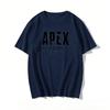 Мужчины женщины Apex Legends Футболка Игра Чистый Хлопок Топы Футболка Потрясающие Футболки с Круглым Вырезом Юмористические Футболки