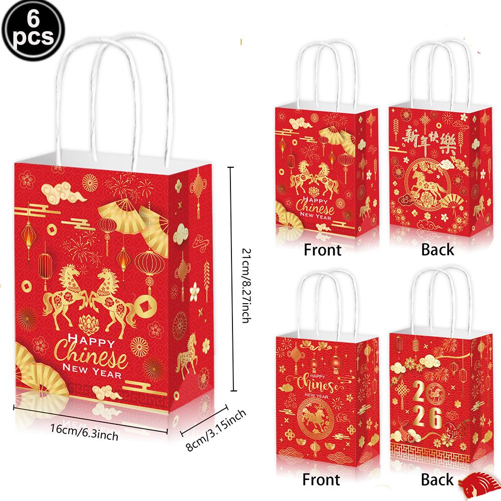 2026 Китайский Новый год Подвесные украшения Красный Праздник Весны Подвесные украшения Подвески Китайская Лошадь Новогодняя атрибутика