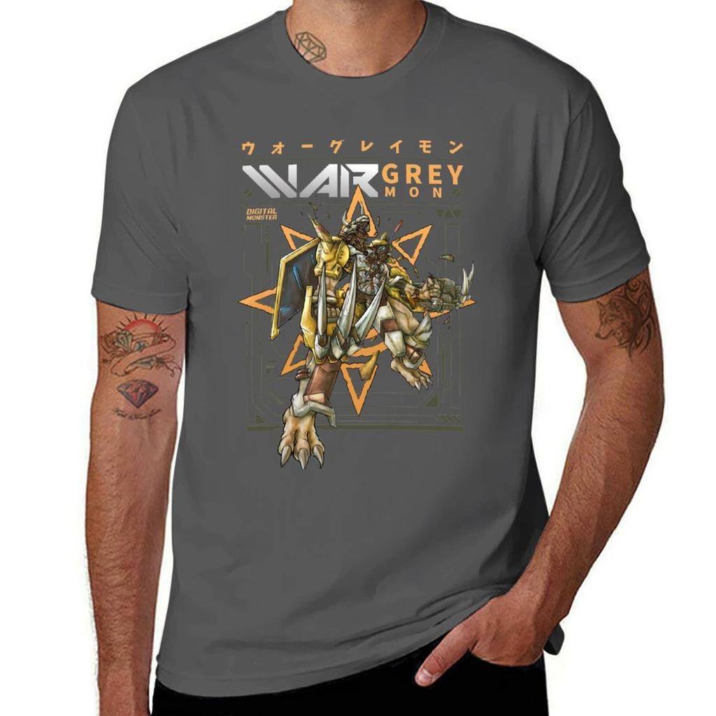 Wargreymon T-Shirt t shirt man casual man t shirt cotton printed t shirts for man T-Shirt
