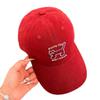 Adjustable Sunscreen Baseball Cap Breathable Cotton Peaked Hat Cat Embroidered Cap  Unisex