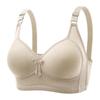 Breast-Lifting No-Wire Jacquard Bra for Middle-Aged & Elderly - Thin Mold Cup, Adjustable & Reducing.