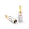 12 шт. Золотой разъем для подключения акустической системы Nakamichi Banana Plug, адаптеры, разъемы
