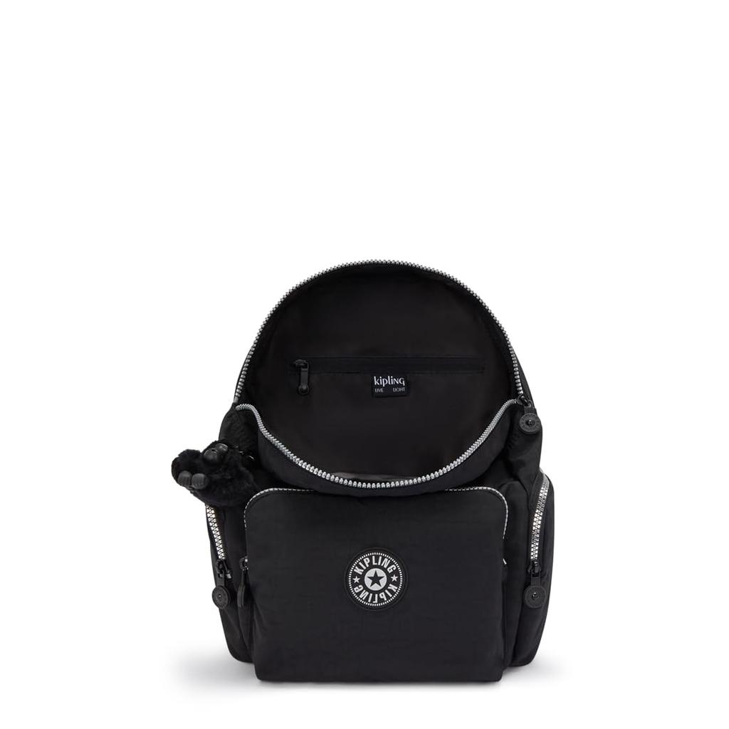 Kipling City Zip Small Glorious Silver KI73549SB 13L