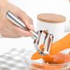Терка для очистки овощей Многофункциональная нержавеющая сталь с удобной ручкой с двойной головкой и удобным крючком для хранения
