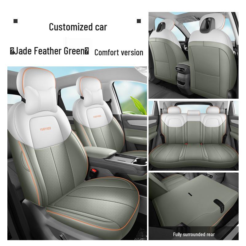 Bestune Yueyi 03 Full Leather Car Seat Cushion, All-Season, Universal Fit with Breathable Design