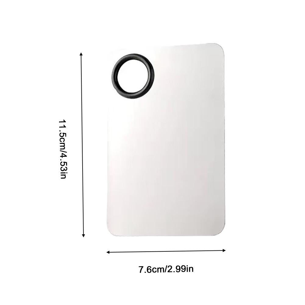 Палитра для смешивания макияжа из нержавеющей стали, шпатель для тональной основы, поднос для смешивания макияжа, палитра для нейл-арта, инструменты для красоты