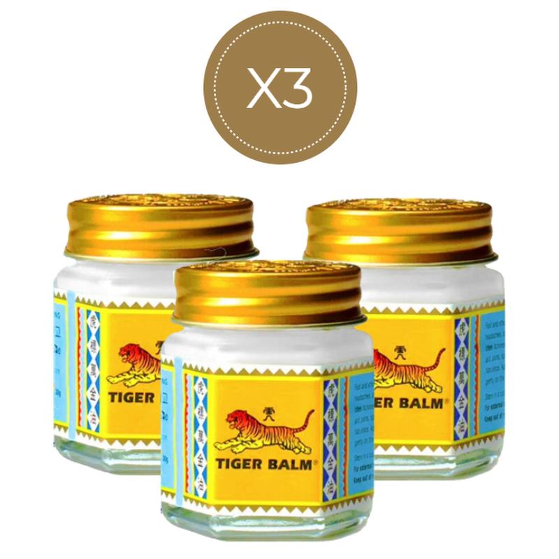 Tiger Balm White HR 30 г - успокаивает головные боли, укусы насекомых и мышечные боли.