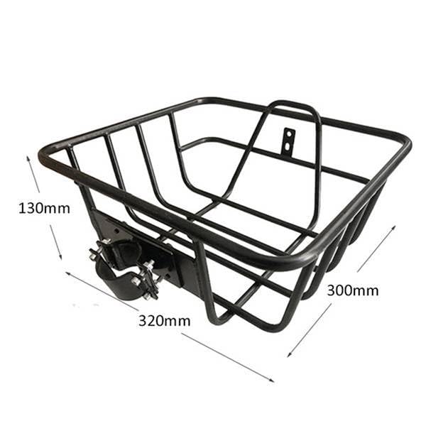 CZEAR Bicycle Front Aluminum Pipe Easy Universal Fit for Front and Rear Box X 30 X Basket, Basket, Lightweight, Assembly, (Front (32 13.3 Cm))