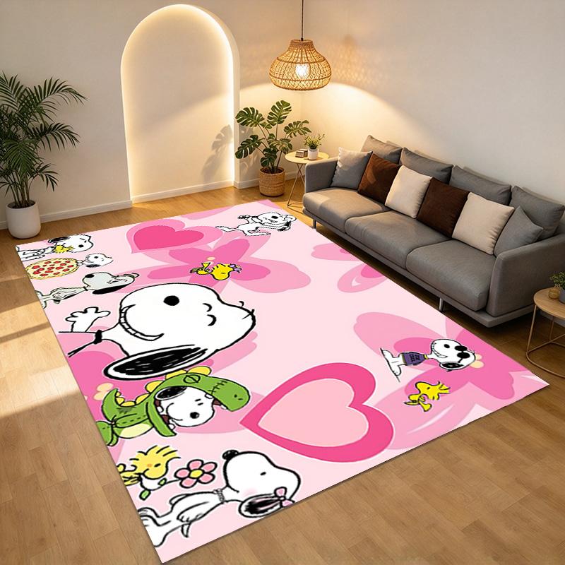 Peanuts Love Living Room Nonslip Area Rug Soft Carpet For Bedroom Game Playroom Sofa Office Home Decor Doormat Christmas Gift C926730