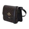 COACH Brynn 25 Classic Presbyopia Flap Coated Canvas and Leather Shoulder Bag Crossbody Bag Women's Brown