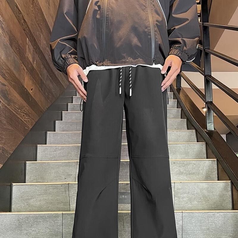 NASA MARVEL Men's Casual Straight-Leg Cargo Pants