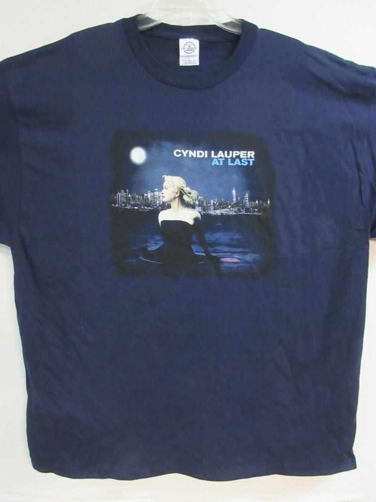 CYNDI LAUPER OFFICIAL MERCH AT LAST BAND CONCERT MUSIC LARGE Unisex T-Shirt