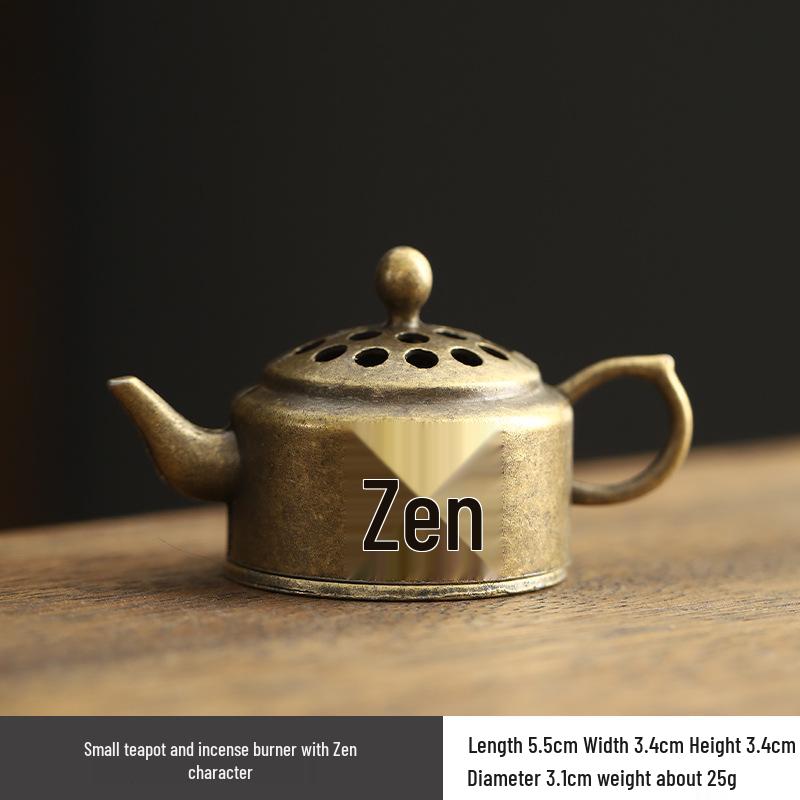 New Chinese Style Yuanbao Teapot & Auspicious Incense Set