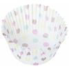 Pearl Metal Bake Easy Paper Cupcake Baking Pan, 75mm, Dot Pattern, Pack of 50