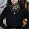65 Fashion Style Cotton And Hemp Small Square Scarf For Women'S Professional Decoration Scarf Dual Use Shawl Outer Wear Spring And Autumn Scarf