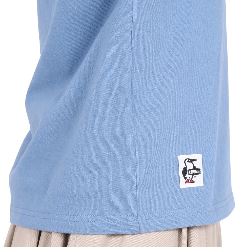 Футболка с логотипом Retro Booby, матовая, синяя [Chums], размер L/S, женская, лейтенант.