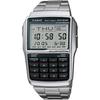CASIO DATA BANK Data Bank Digital Watch DBC-32D-1A Men's Silver Metal Band Overseas Model